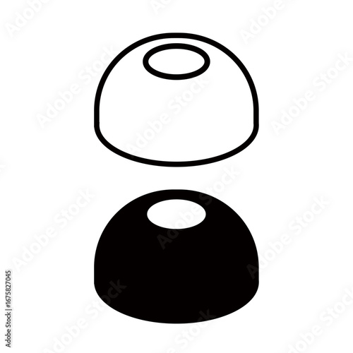 お店の呼び出しベル・ボタンのアイコン ベクターイラスト セット