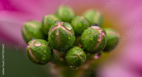 Wallpaper Mural rosebuds with dew drops Torontodigital.ca