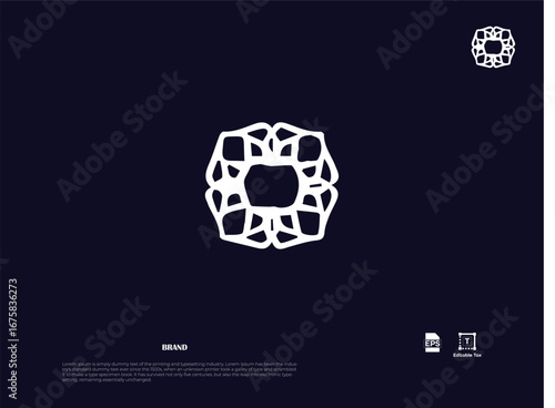 Modern minimalistic logo design 