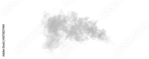 Fog or smoke, realistic white cloud, smoke from fire, smoke from work, steam, vector png.	
