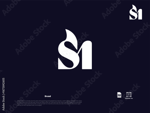 Modern minimalistic logo design 