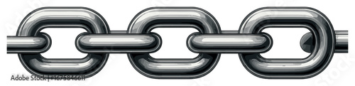 Metallic linear icon set. featuring chain, link, connection, strength, security, connectivity, and durability symbols