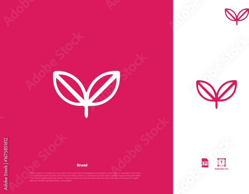 Modern minimalistic logo design 