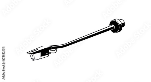 Turntable Cartridge and Stylus Assembly for Vinyl Record Player.