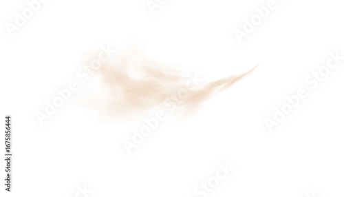 Photos Desert Winds A Whispering Cloud of Sand Crossing the Horizon in a Minimalist Mirage of Natural Motion