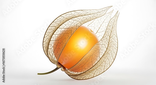 Cape gooseberry isolated on white background