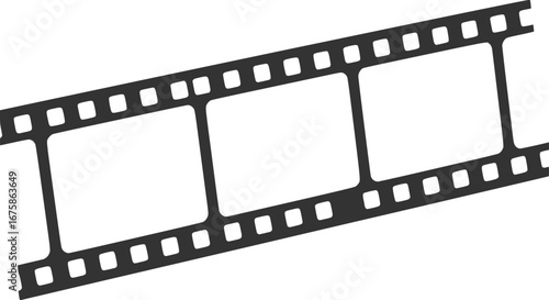 film strip, film reel movie vector art, film strip frame silhouette vector illustration
