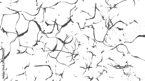 Distressed overlay texture in black and white vector grunge background abstract rough surface with vintage worn pattern illustration