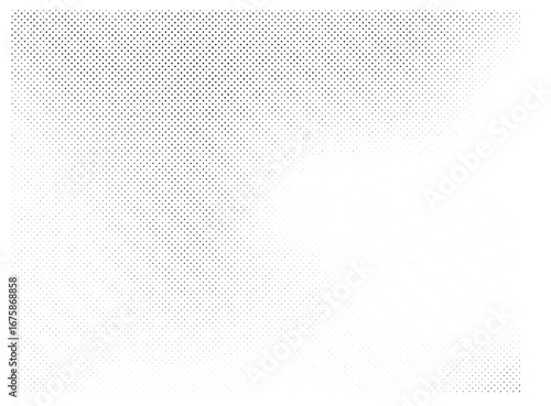 Abstract Halftone Pattern with Circular Dot Texture on White Background dots