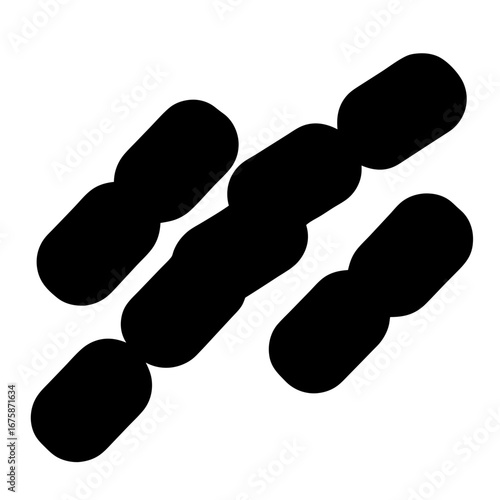 Abstract representation of elongated shapes suggesting bacteria or cellular structures