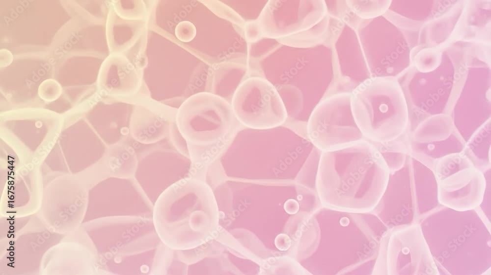 Pink cellular network abstract background