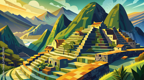 Machu Picchu, Peru
Terraced stone walls rise among misty peaks, ancient pathways wind through sacred plazas, and timeless Inca architecture reflects human mastery in harmony with breathtaking Andean l