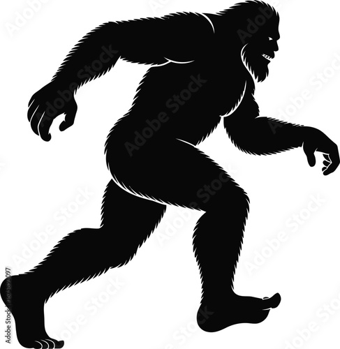 Bigfoot Silhouette SVG – Sasquatch Cut File