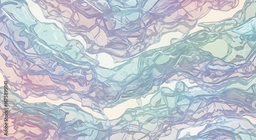 abstract watercolor background with hearts