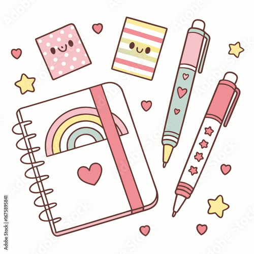  Gift shop stationery items