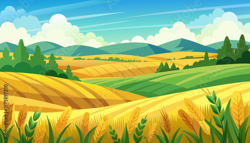 A blend of green and yellow creates a soft and visually appealing background