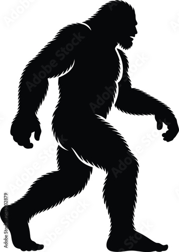Bigfoot Silhouette SVG – Sasquatch Cut File
