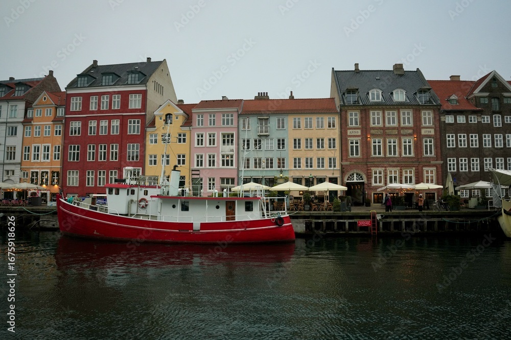 Naklejka premium Nyhavn, Copenhagen