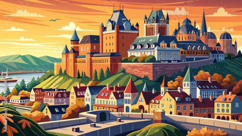 Quebec City, Canada
Cobblestone alleys, fortified ramparts, and grand châteaux overlook the St. Lawrence River, blending European charm with North American spirit in a timeless cityscape of elegance a