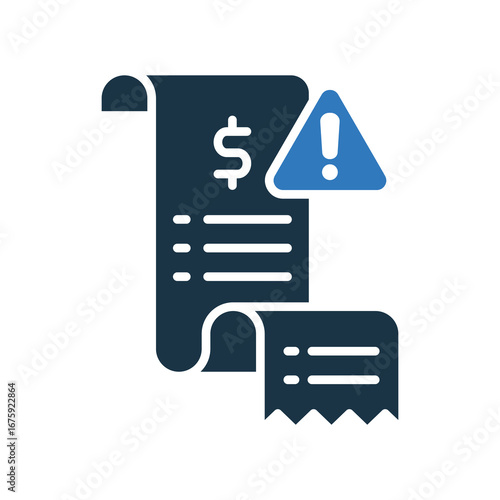Total Due mixed color icon
