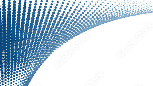 Steel Blue Halftone Abstract Background with Modern Gradient Dots and Stylish Geometric Texture Design