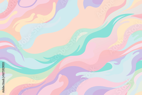 Pastel Abstract Swirls