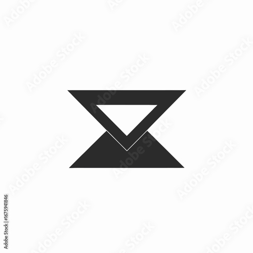 Dark angular shapes create a bold, modern minimalistic graphic silhouette