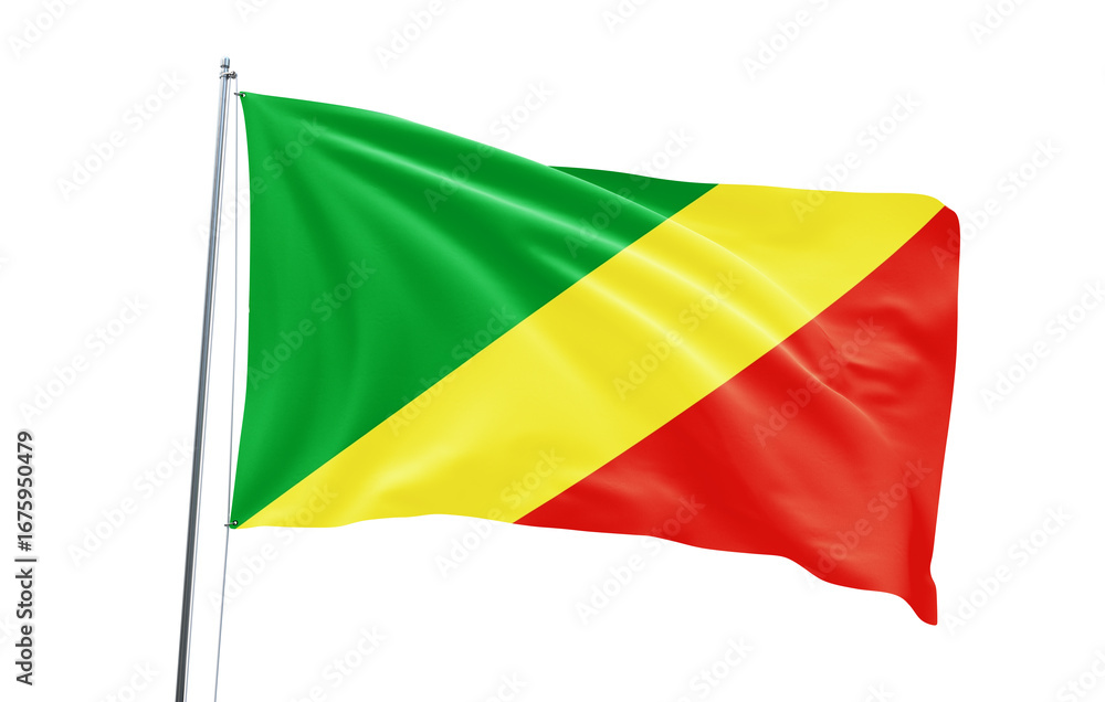 Obraz premium flag of the Republic of the Congo