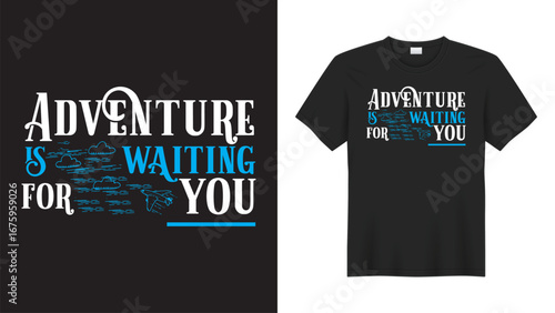 Adventure t-shirt design vector illustration