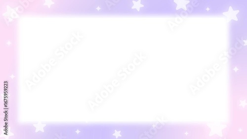 A cute and pop background with shining stars