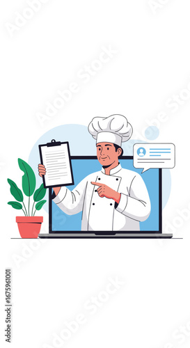 Culinary expert shares cooking tips and tricks through online interactive cooking class demonstration