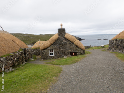 Gearranan Blackhouse Village, en Lewis & Harris, Islas Hébridas, Escocia