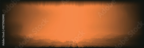 Monochrome Gradient Texture with Vertical Streaks with orange color.