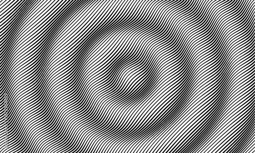 3D wavy overlay background with ripple effect. Wavy lines surface. Vector illustration for cover, card, postcard, interior design, banner, poster
