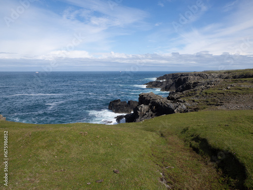 Acantilados de Butt of Lewis, en Lewis & Harris, Islas Hébridas, Escocia