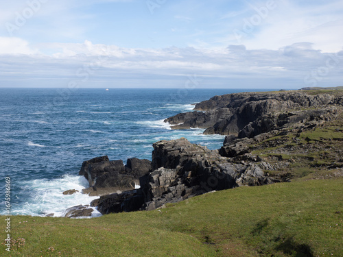 Acantilados de Butt of Lewis, en Lewis & Harris, Islas Hébridas, Escocia