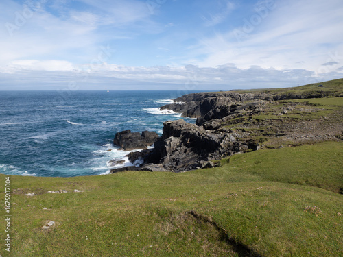 Acantilados de Butt of Lewis, en Lewis & Harris, Islas Hébridas, Escocia