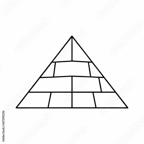 Ancient Pyramid Vector Illustration