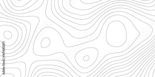 Seamless abstract black and white topographic contour background with detailed elevation lines, stylized mountain relief mapping, geographic paper texture, and modern minimal design.