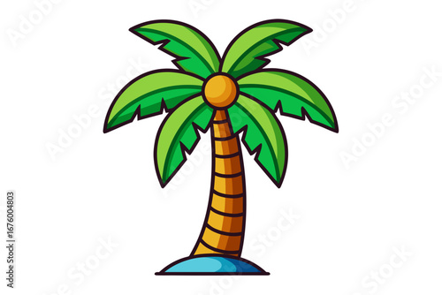 coconut palm tree