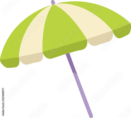 Beach umbrella sun protection summer vacation recreation