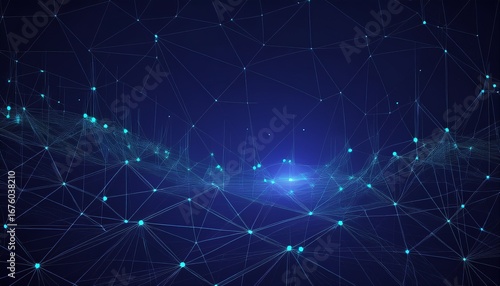 abstract polygonal space low poly dark background with connecting dots and lines connection structure science background futuristic polygonal background triangular background wallpaper business