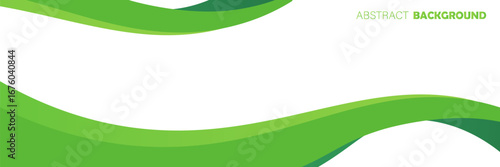 Green creative wave business banner background.vector illustration in bussines,