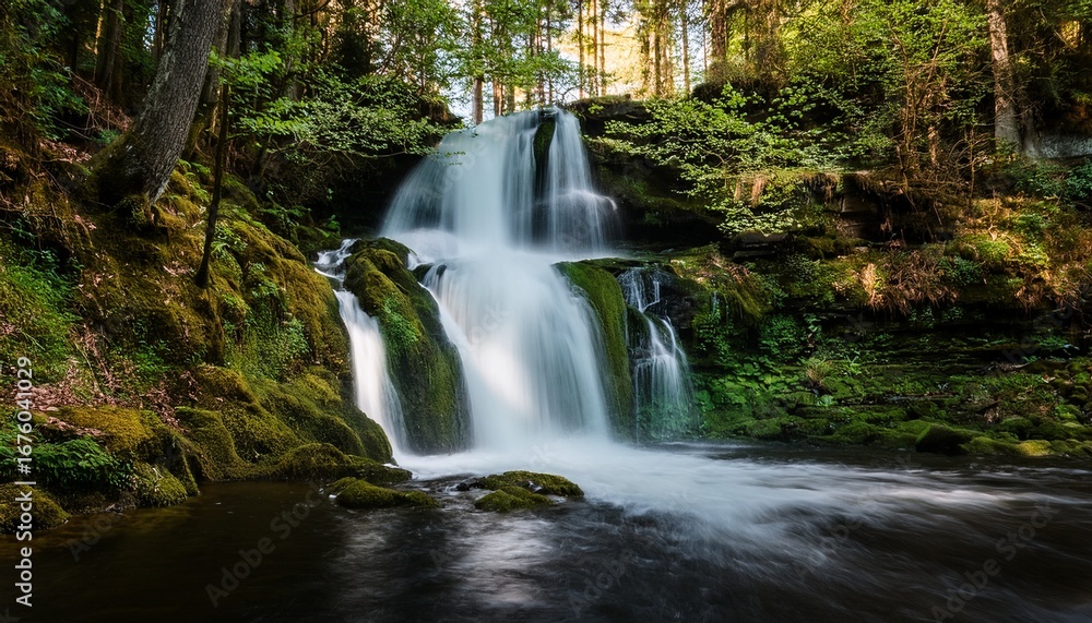 Fototapeta premium waterfall in the woods