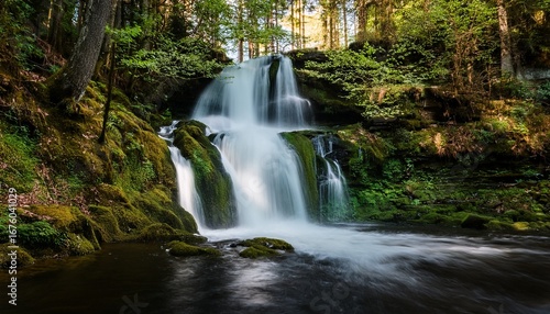 waterfall in the woods
