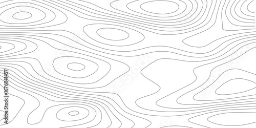 White contour lines on black abstract topographic map, seamless mountain elevation pattern, stylized geographic relief, with subtle paper texture and detailed line work.