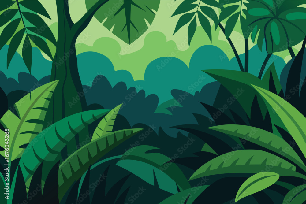 Obraz premium green leaves background