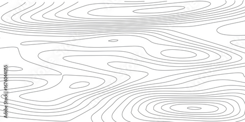 Abstract white topographic contour map background, luxury modern wave curve design, seamless grid illustration for geography and technology theme
