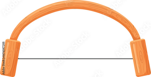 Adjustable cheese wire cutter kitchen tool with comfortable handle for slicing cheese vector