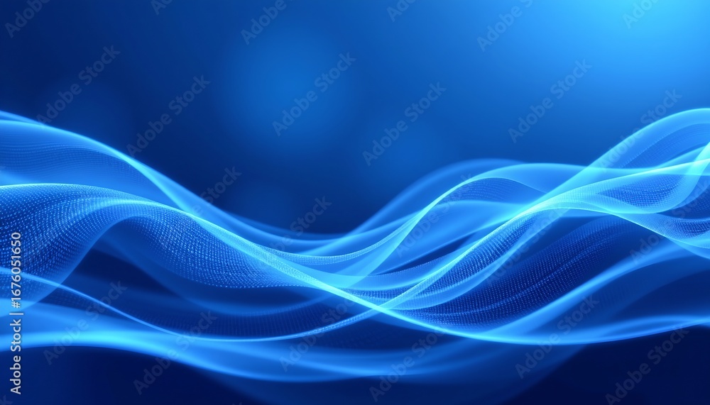 a vibrant blue abstract wave pattern with white highlights that resemble the surface of flowing water or perhaps an electronic signal. a vibrant blue abstract wave pattern with white highlights that resemble the surface of flowing water or perhaps an electronic signal.